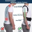 Adjustable Back Posture Corrector for Men & Women – Comfortable and Breathable Support Brace