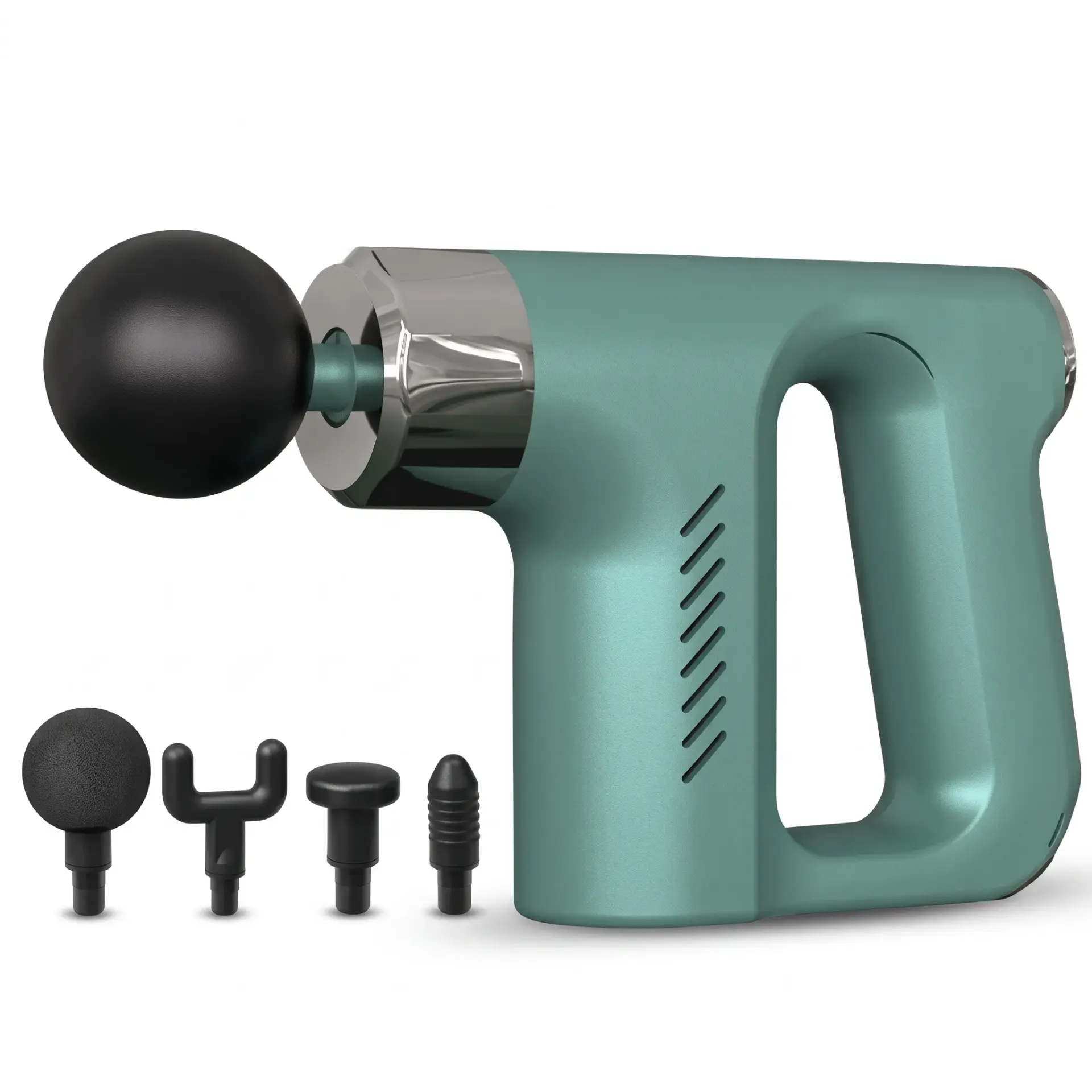 Blueidea Deep Tissue fascial massager with 4 massage Muscle Massage Gun (Random color).