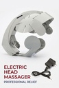 Electromagnet Electric Head Massager Digital Treatment Vibration Head Helmet Health Spa Brain pstress Pain Relief Massage Relax Easy Acupuncture Point (non rechargeable)