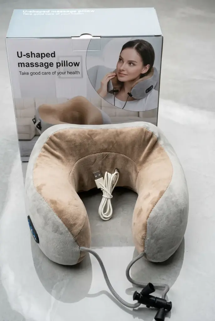 Jinserta Neck Cushion Massager - USB Charging Massage Pillow
