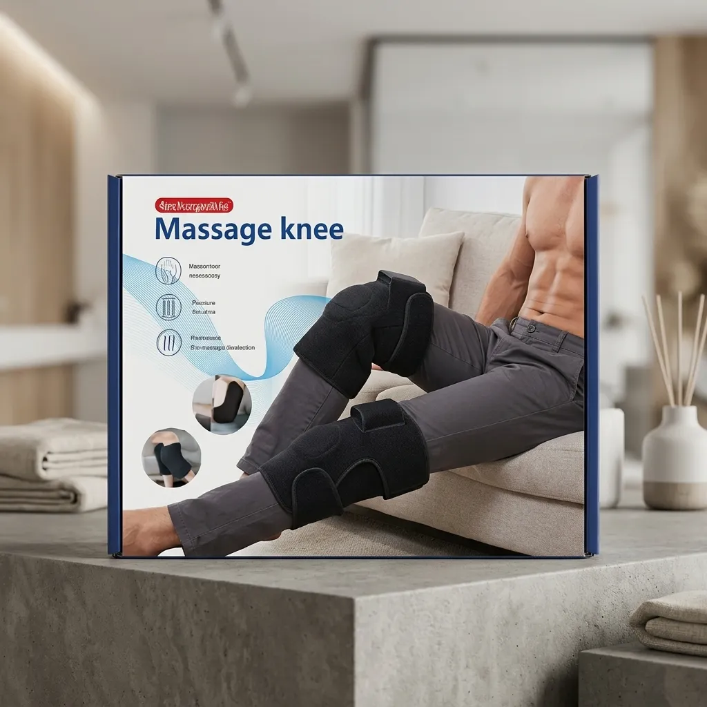 knee massager chargeable | Stress Relief Vibration Knee, Arm, Leg Massager Rechargeable Heating Pad, for Knee Pain Relief